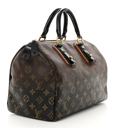 Louis Vuitton Monogram Mirage Speedy 30 Black 3 of 9