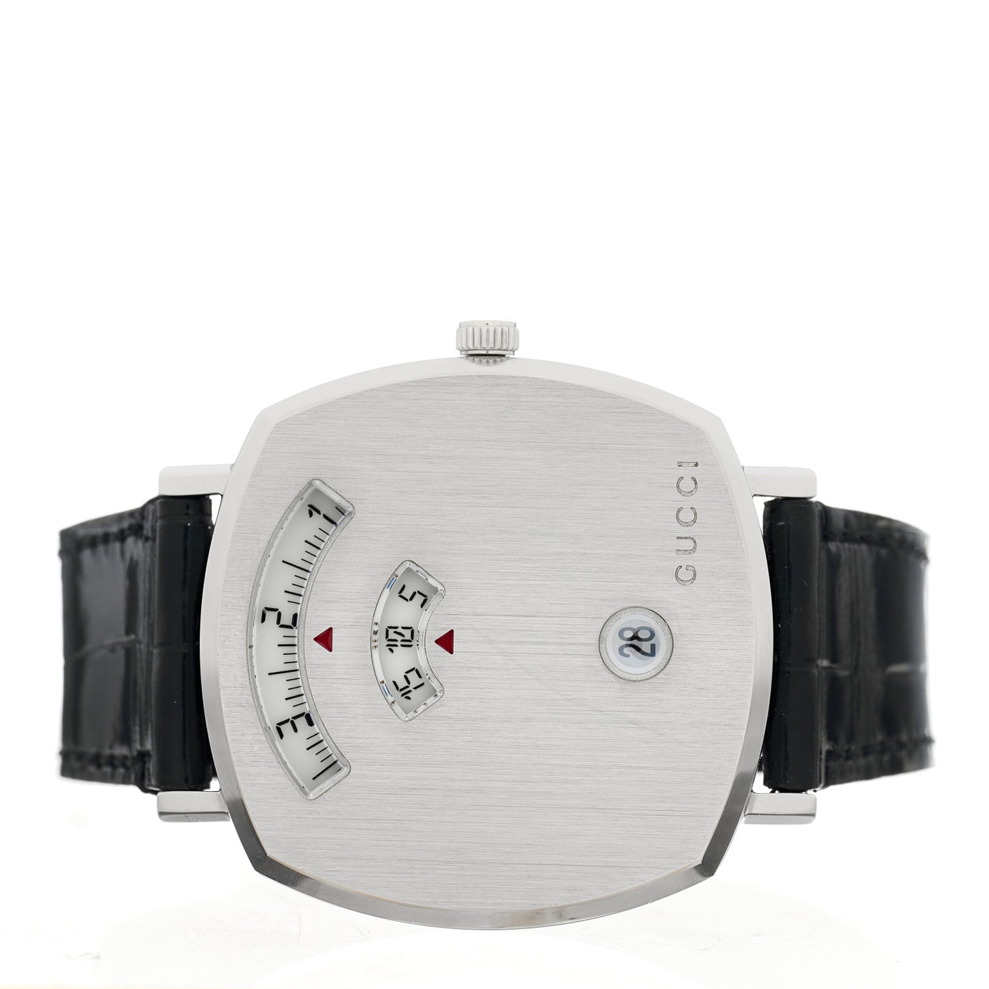 Stainless Steel Alligator 38mm Grip Quartz Watch