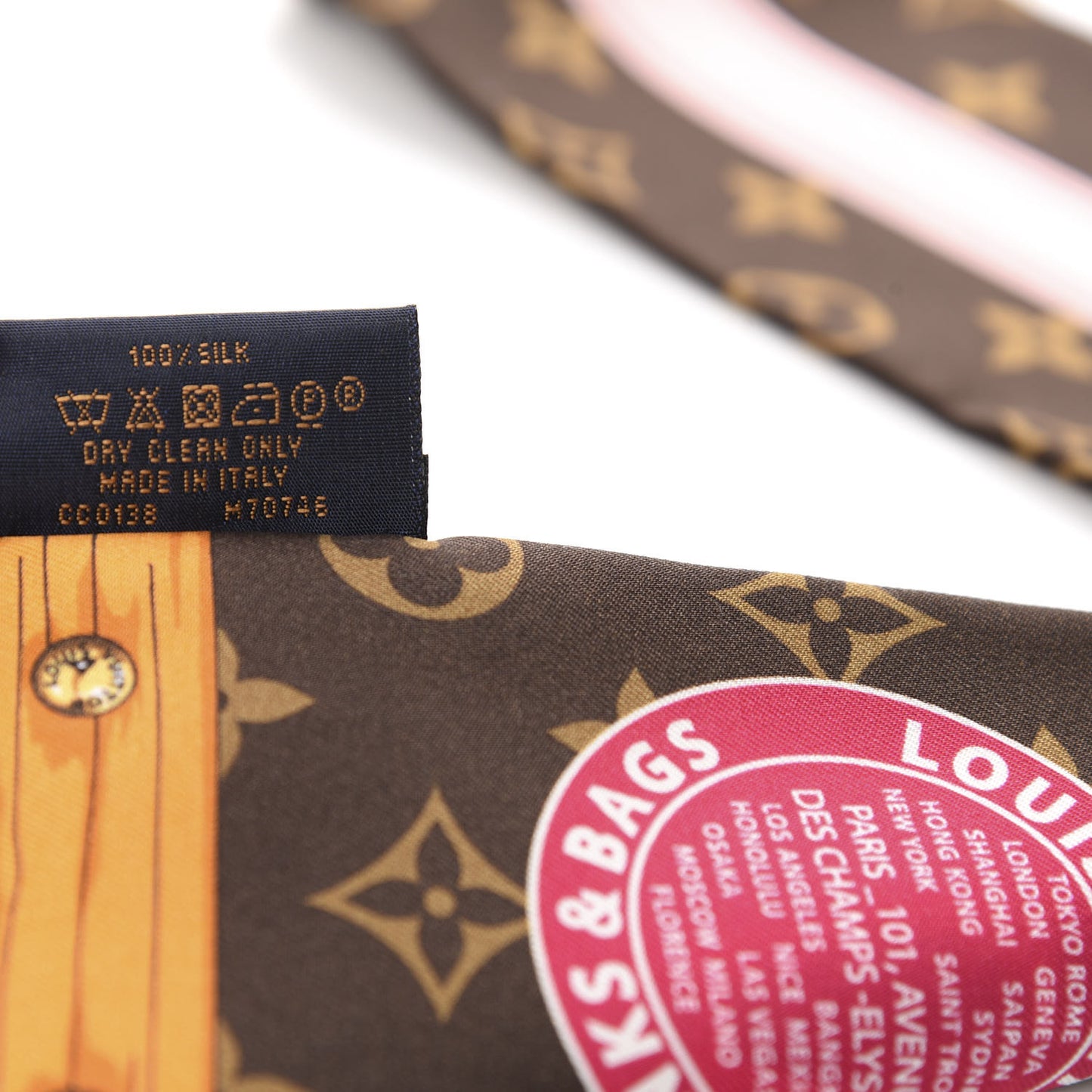 Silk Monogram Summer Trunks Bandeau Brown