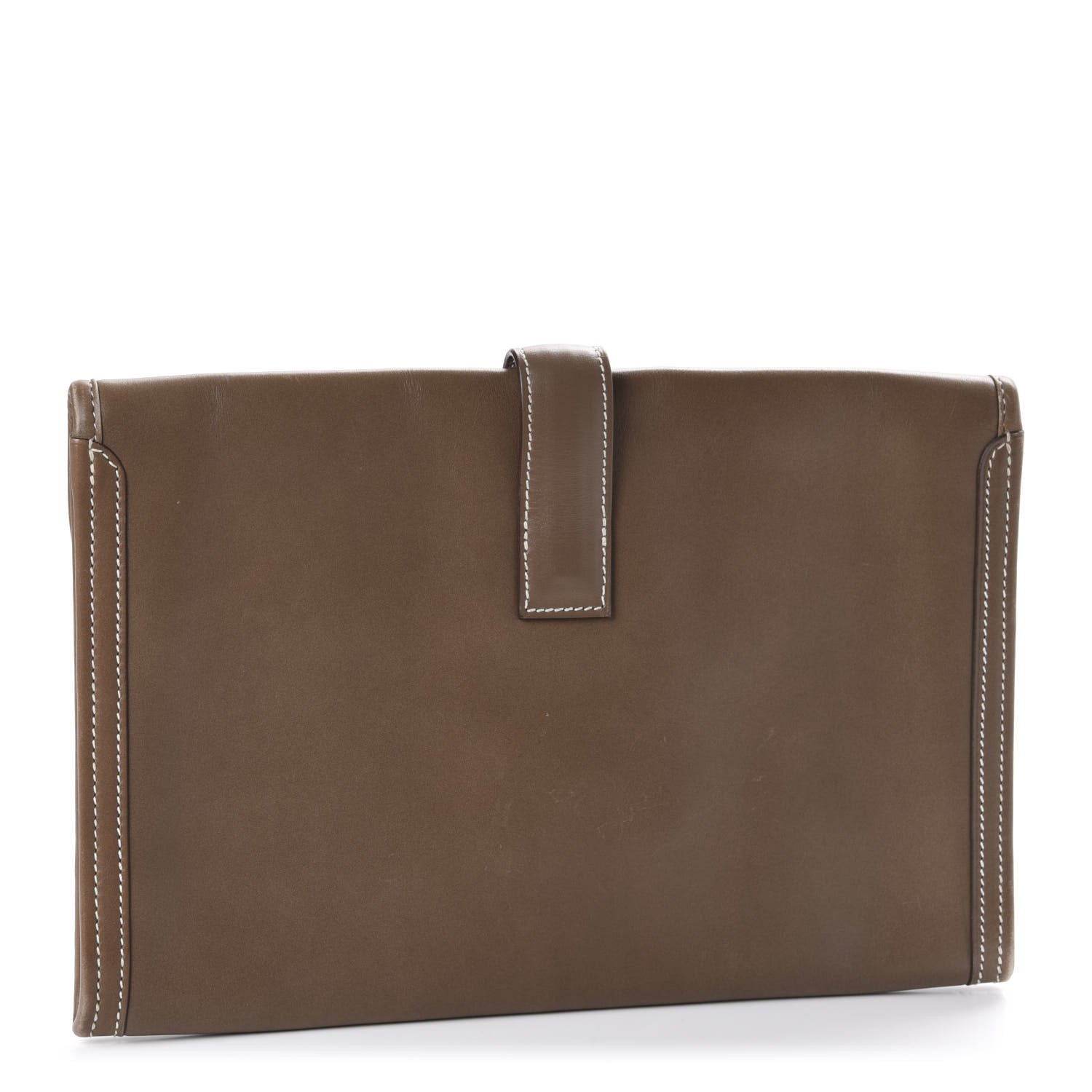 Hermes Box Jige PM Clutch Etoupe 2 of 9