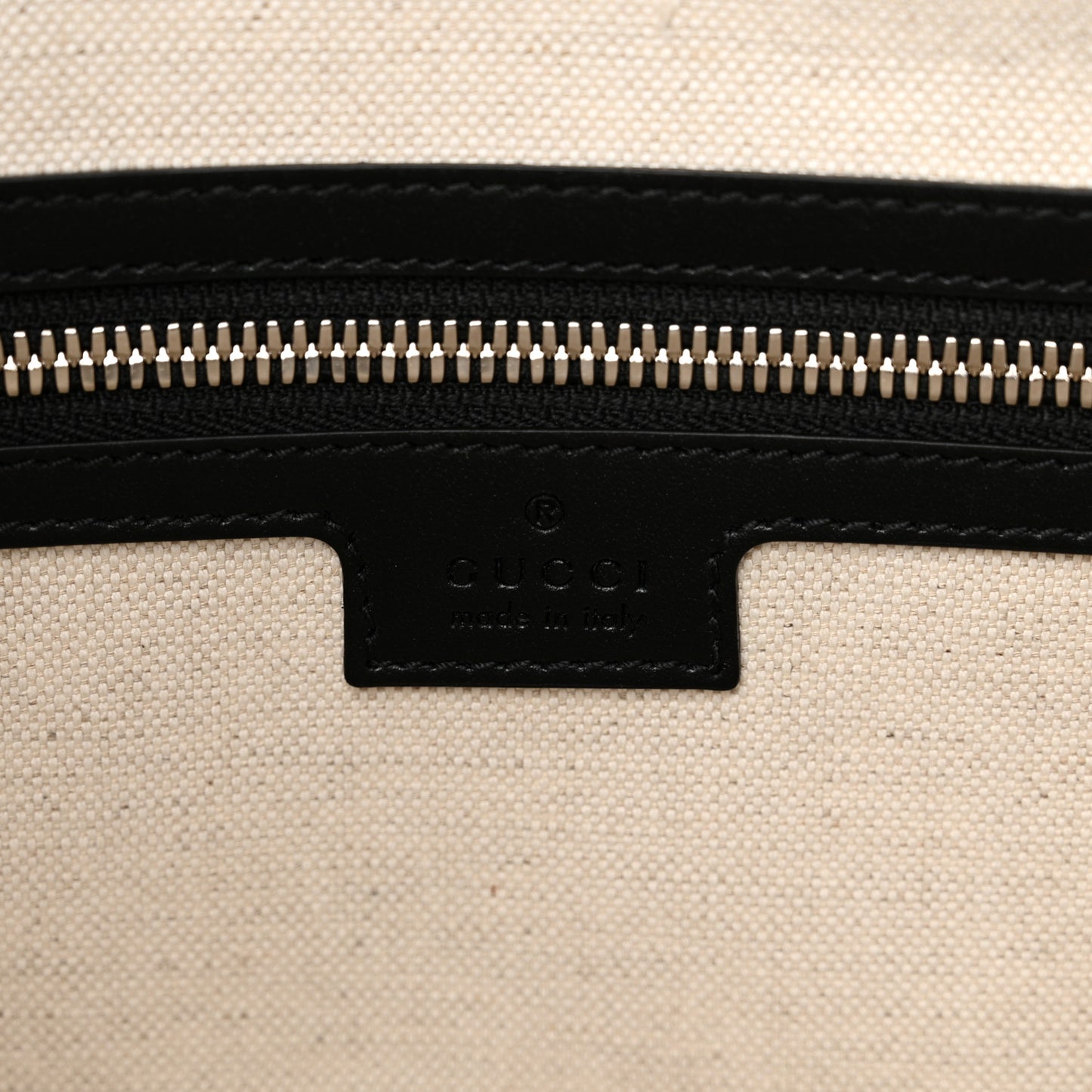 Calfskin GG Tennis Embossed Tote Bag Black