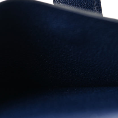 Hermes Chevre Mysore Mini Bearn Wallet Bleu Saphir 7 of 9