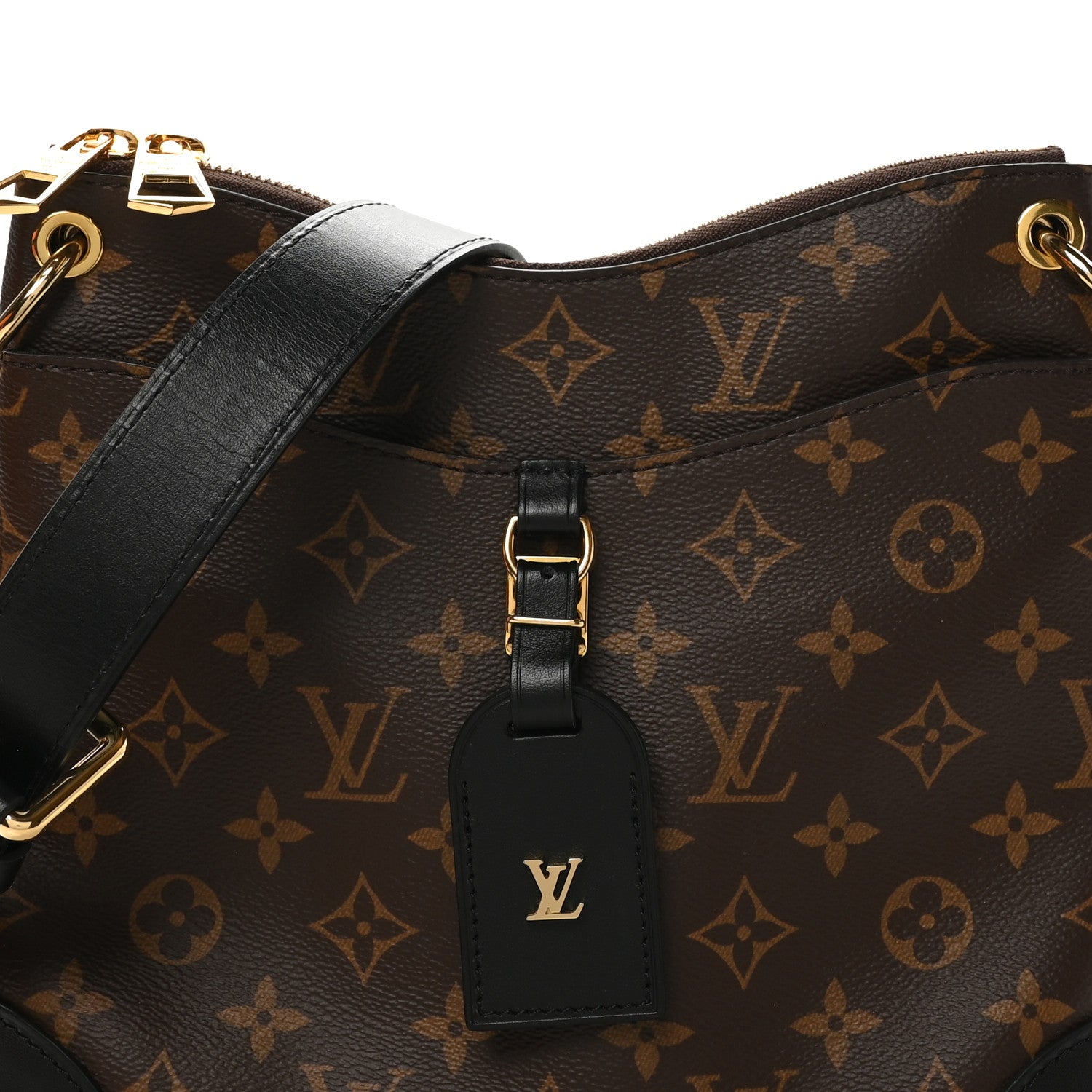 Louis Vuitton Monogram Odeon PM Black 7 of 10