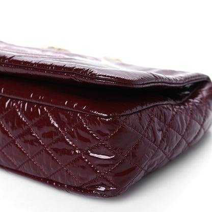 Chanel Vinyl Rock and Chain Medium Flap Bordeaux 10 of 11