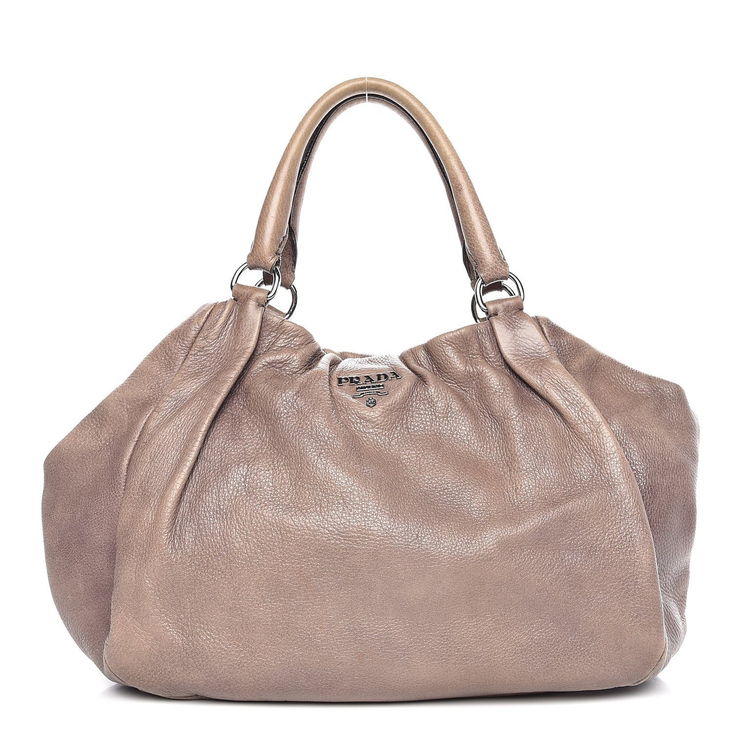 Cervo Gathered Shoulder Bag Brown