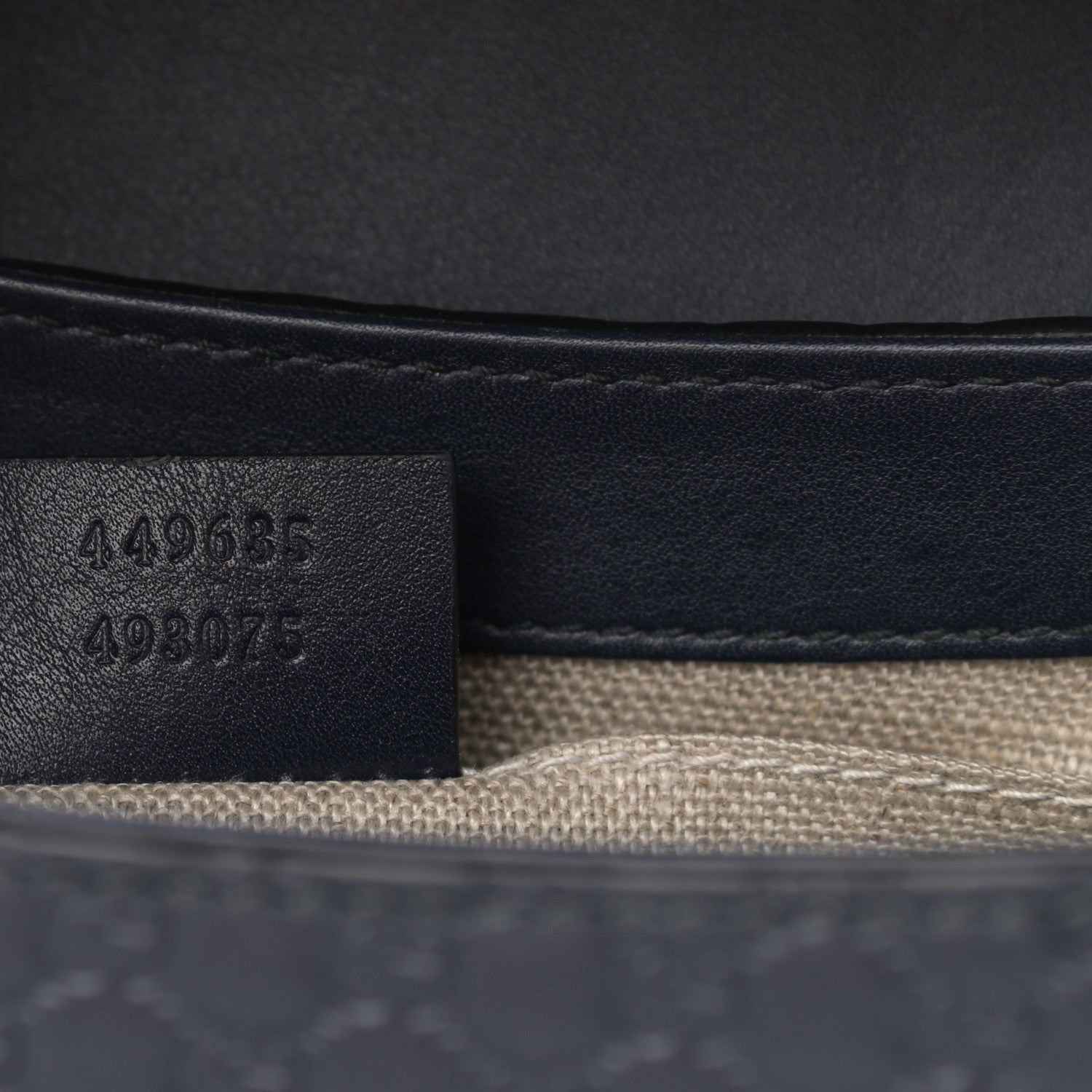 Gucci Soft Microguccissima Medium Emily Chain Shoulder Bag Blue 7 of 11