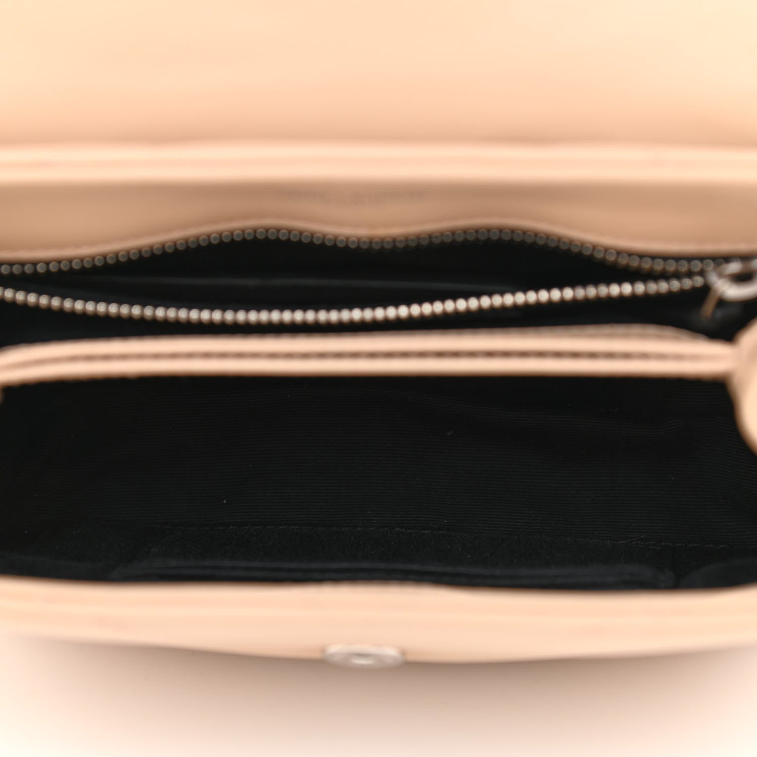 Saint Laurent Calfskin Y Quilted Monogram Toy Loulou Crossbody Bag Nude Powder 4 of 7