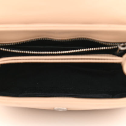 Saint Laurent Calfskin Y Quilted Monogram Toy Loulou Crossbody Bag Nude Powder 4 of 7