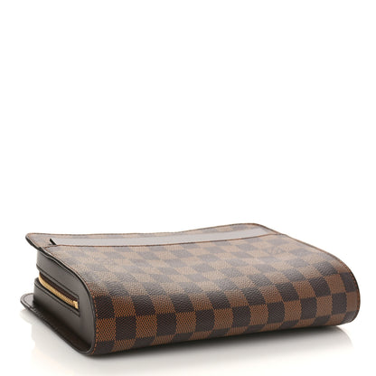 Louis Vuitton Damier Ebene Pochette Saint Louis Clutch 4 of 8