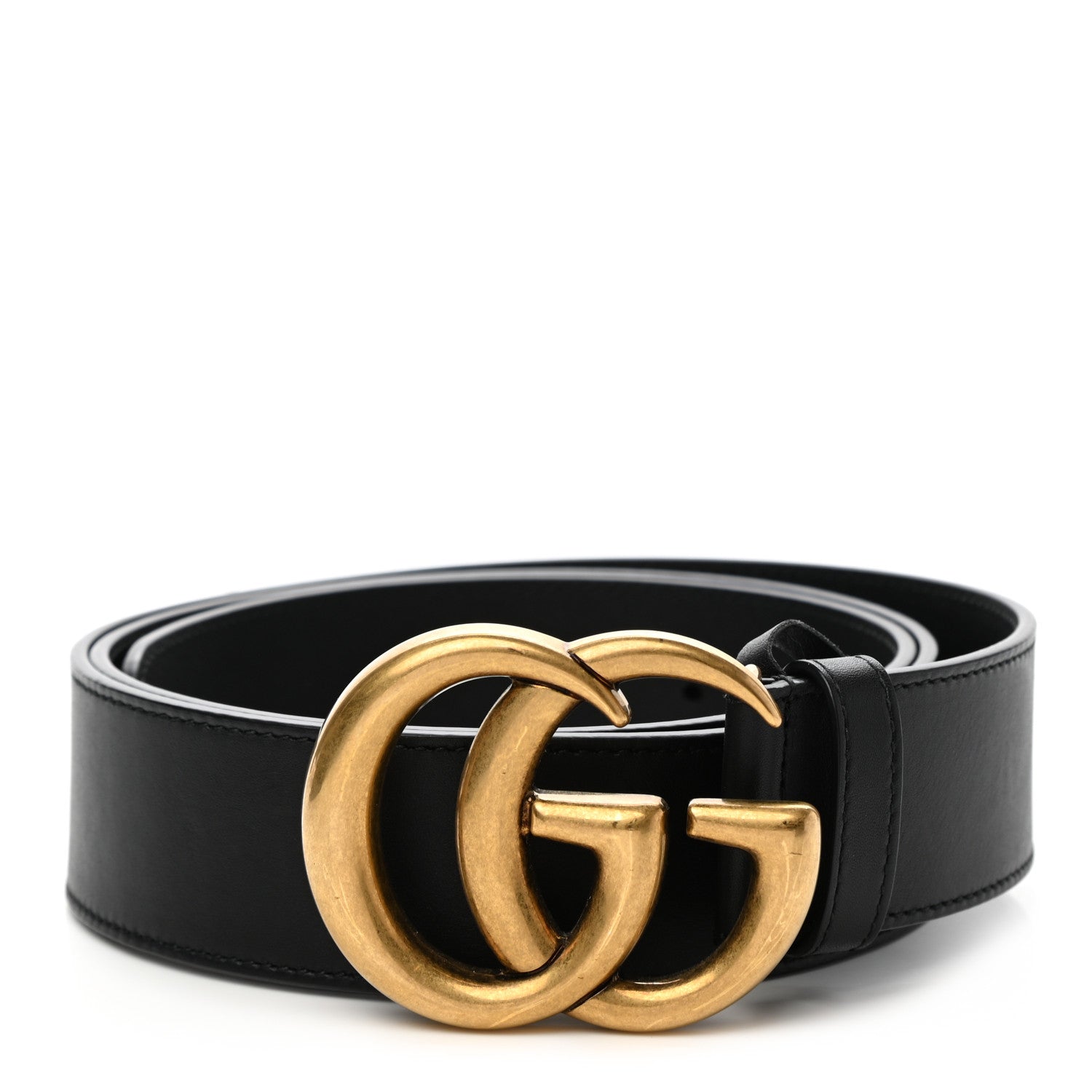 Gucci Moon Calfskin Double G 40mm Belt 105 42 Black 1 of 7