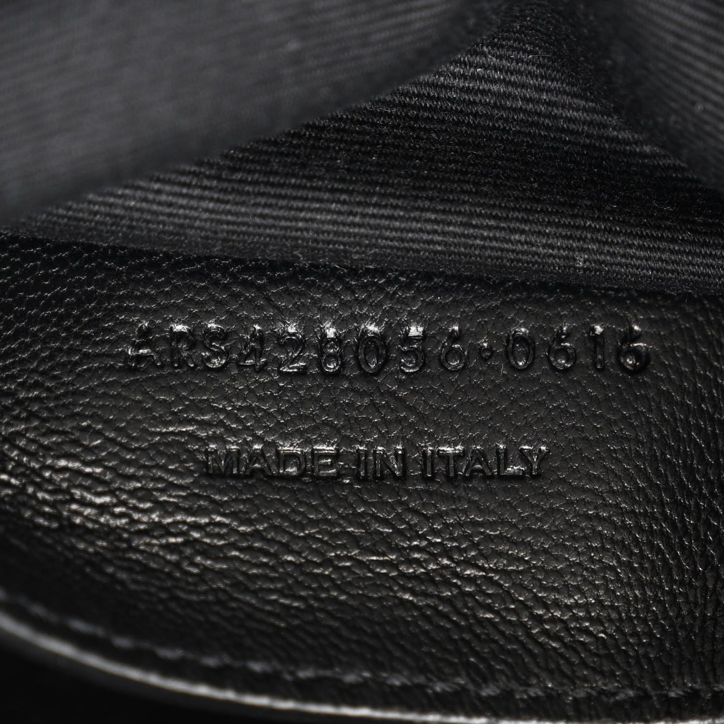 Sheepskin Matelasse Chevron Monogram Medium College Bag Asphalt