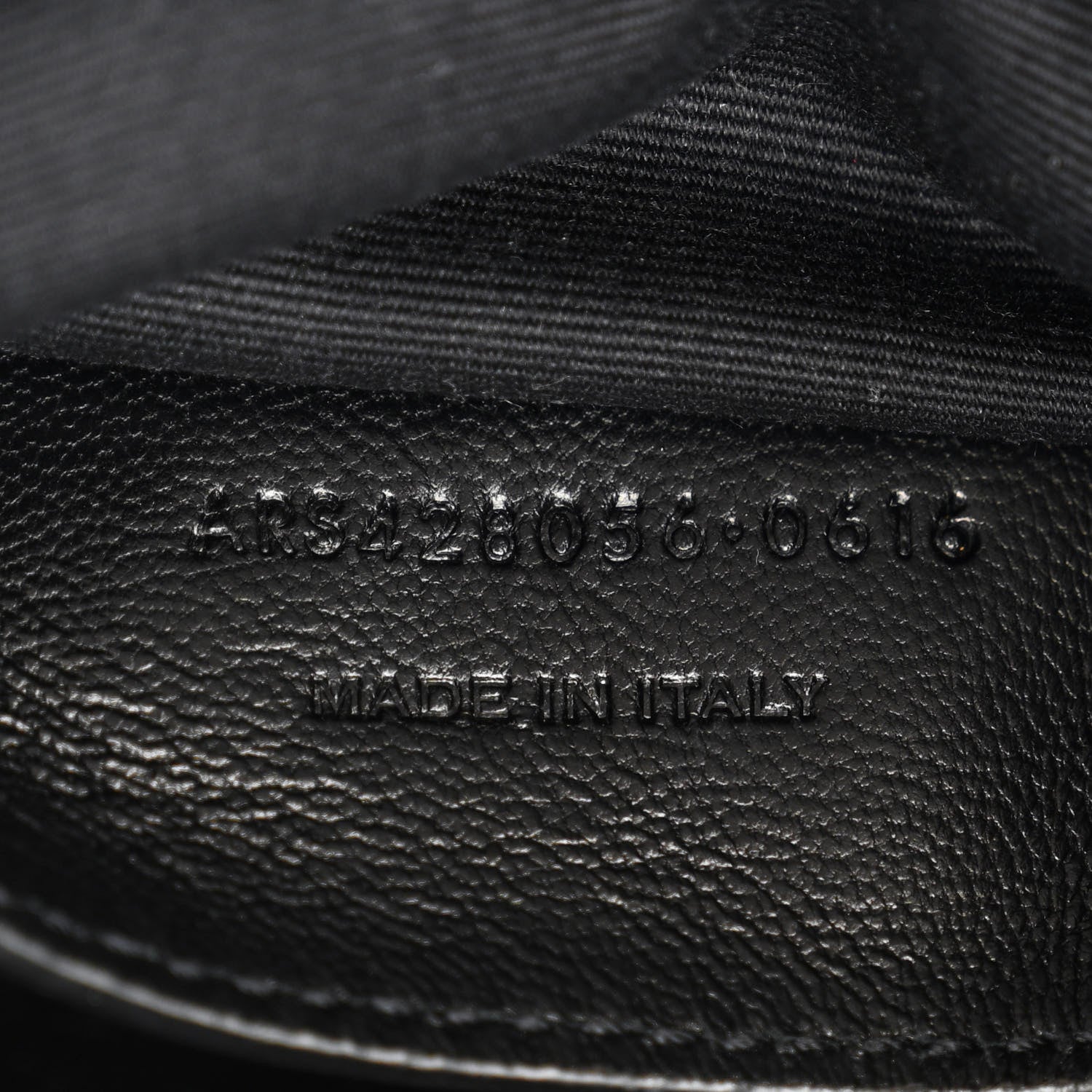 Saint Laurent Sheepskin Matelasse Chevron Monogram Medium College Bag Asphalt 7 of 11