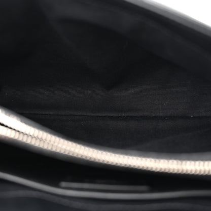 Saint Laurent Calfskin Y Quilted Monogram Small Loulou Chain Satchel Black 5 of 11