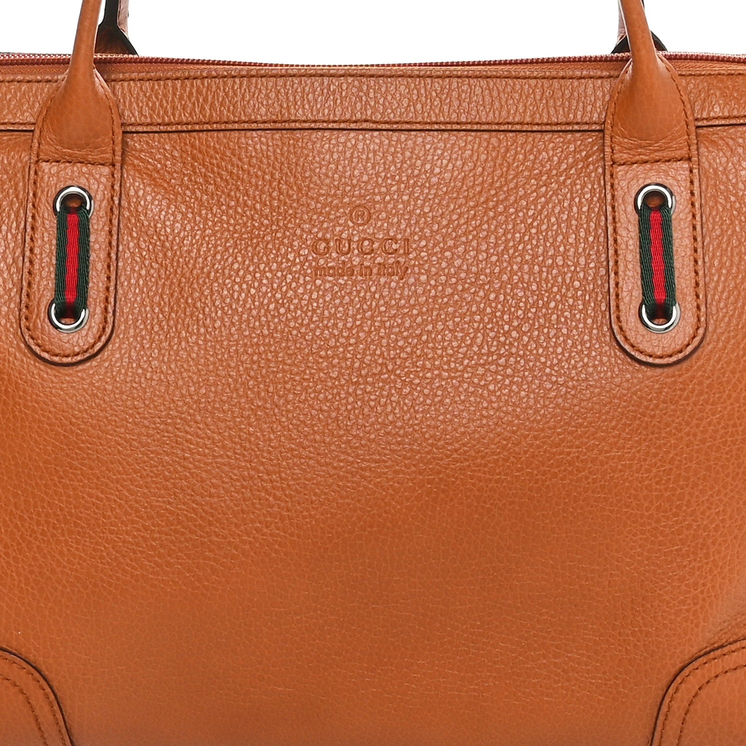 Gucci Calfskin Medium Princy Tote Cognac 8 of 10