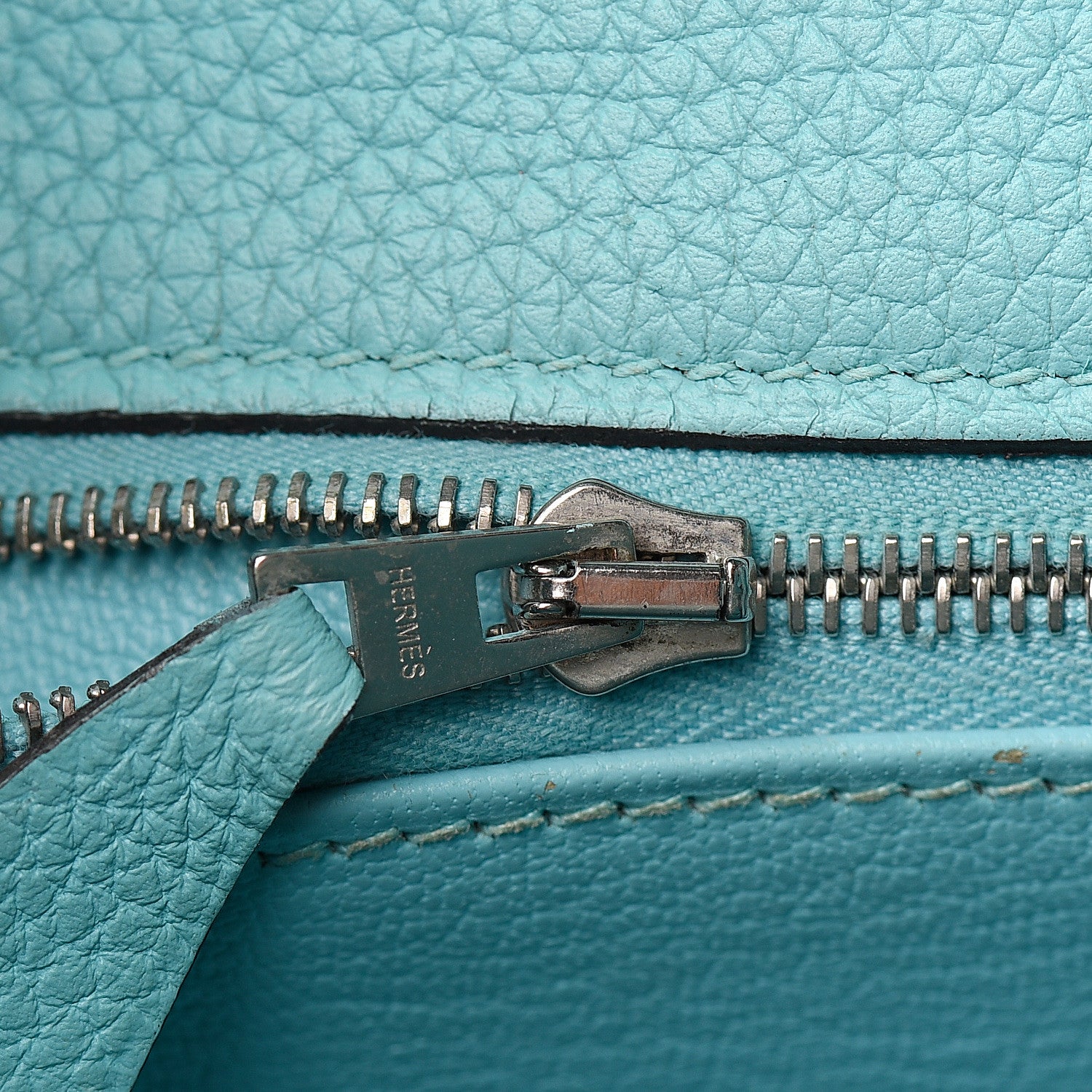 Hermes Togo Kelly Retourne 28 Bleu Atoll 8 of 39