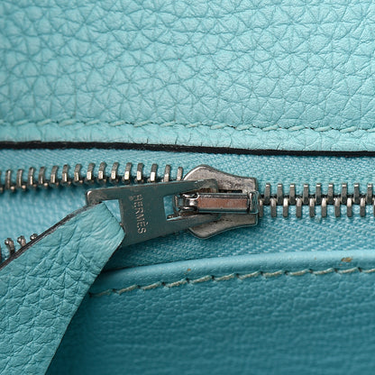 Hermes Togo Kelly Retourne 28 Bleu Atoll 8 of 39