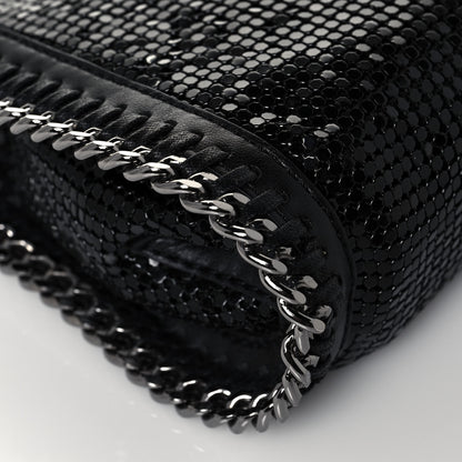 Stella McCartney Crystal Stones Tiny Fold Over Falabella Black 8 of 11