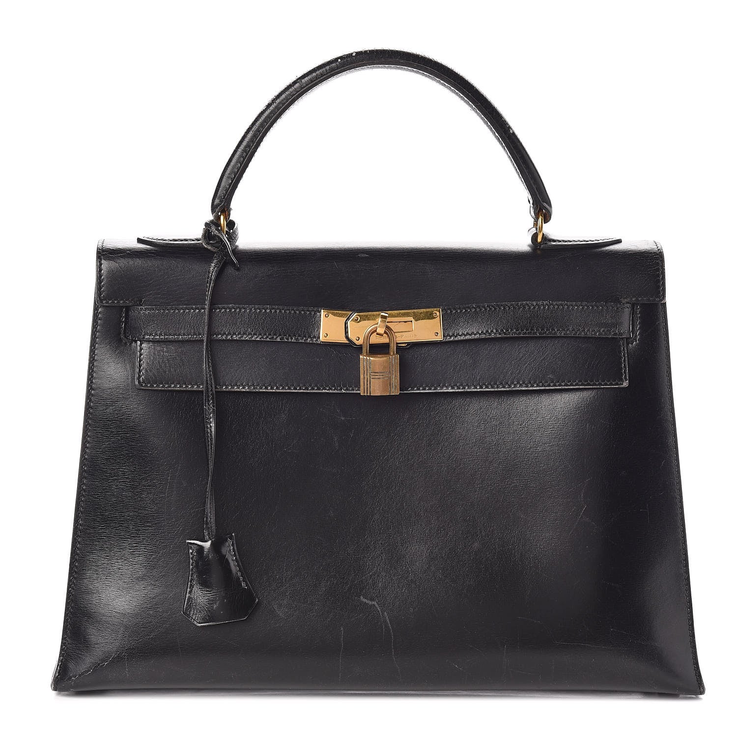 Hermes Box Kelly Sellier 32 Black 1 of 34