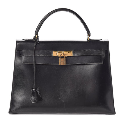 Hermes Box Kelly Sellier 32 Black 1 of 34
