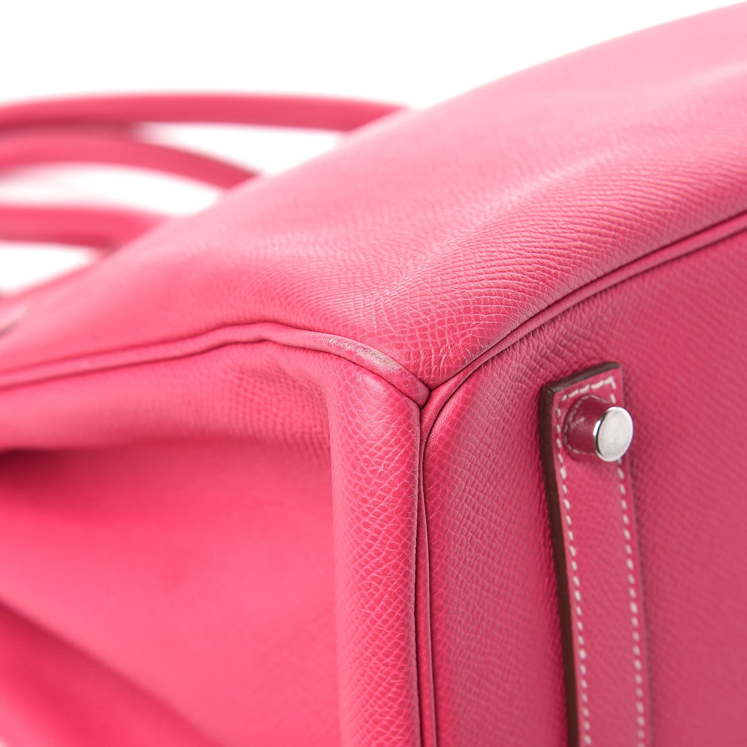 Hermes Epsom Candy Birkin 35 Rose Tyrien Rubis 10 of 33