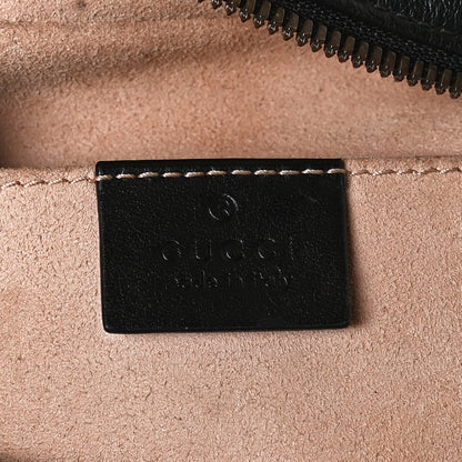 Gucci Calfskin Matelasse Small GG Marmont Chain Shoulder Bag Black 6 of 15