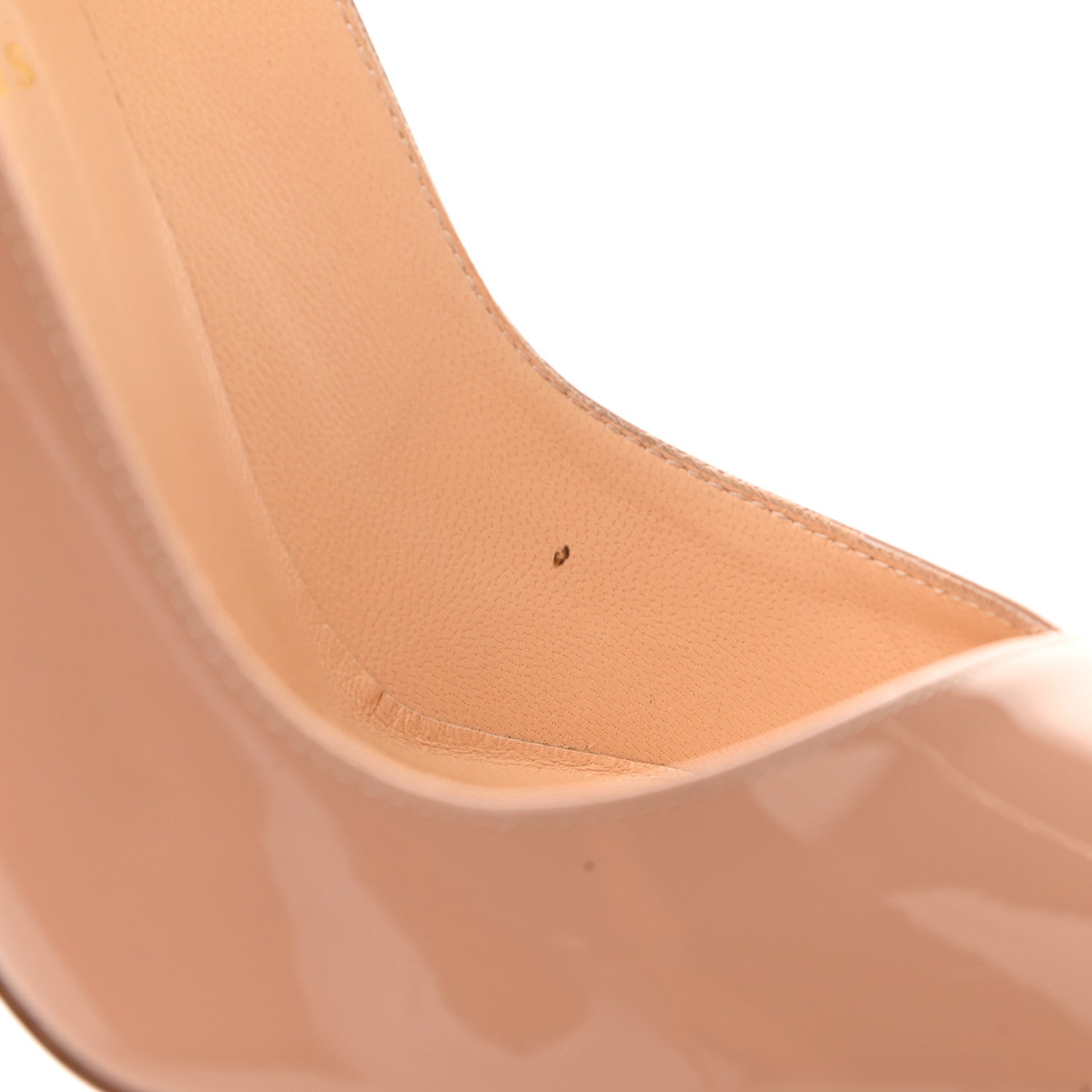 Christian Louboutin Patent Corneille 100 Pumps 40.5 Nude 8 of 9