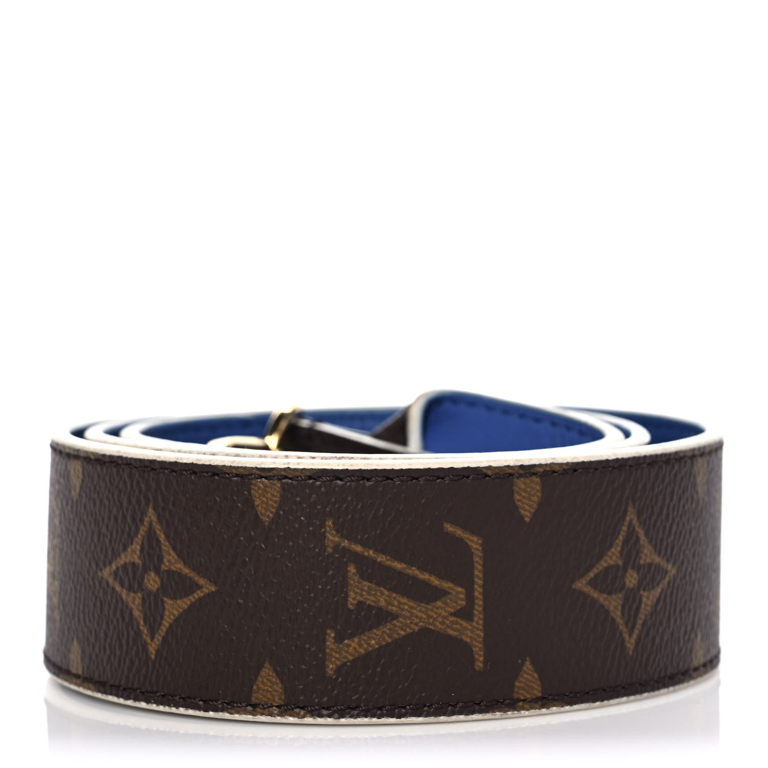 Louis Vuitton Monogram Bandouliere Shoulder Strap Blue 2 of 7