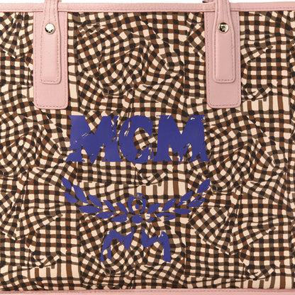 MCM Visetos Medium Liz Reversible Shopper Tote Soft Pink 15 of 15