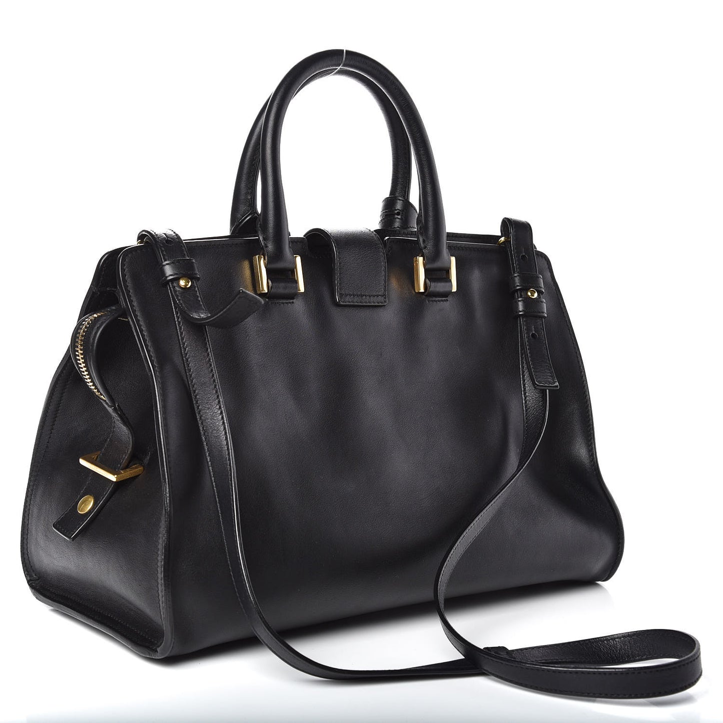 Calfskin Small Classic Y Cabas Black