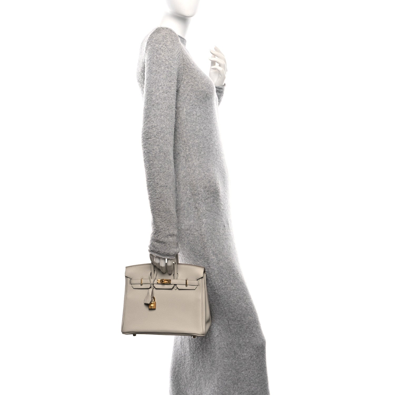 Hermes Togo Birkin 25 Beton 2 of 10