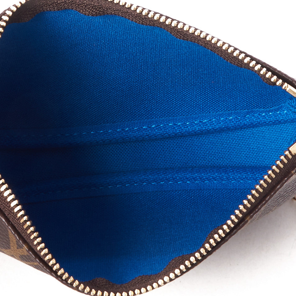 Louis Vuitton Monogram 2019 Christmas Animation Mini Venice Pochette Accessories Blue 6 of 8