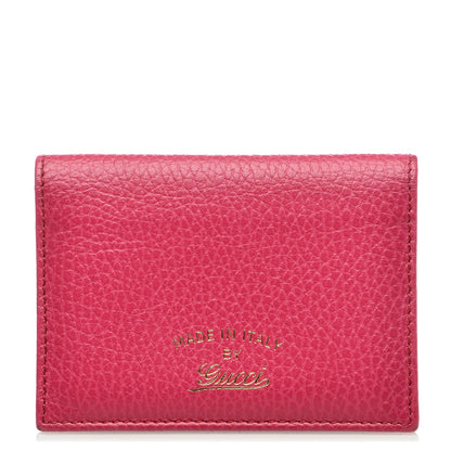 Gucci Dollar Calfskin Swing Train Pass Card Case Blossom 1 of 6