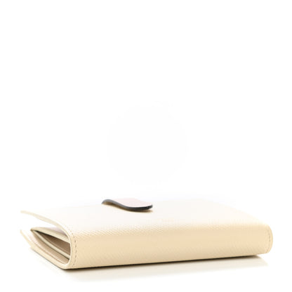 Celine Grained Calfskin Medium Multifunction Strap Wallet Ivory Tan 4 of 7