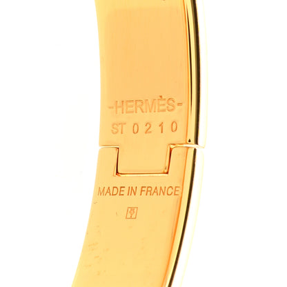 Hermes Enamel Clic Anneau Bracelet PM Craie 4 of 5