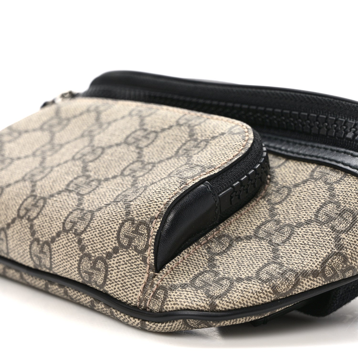 Gucci GG Supreme Monogram Belt Bag Black 9 of 9