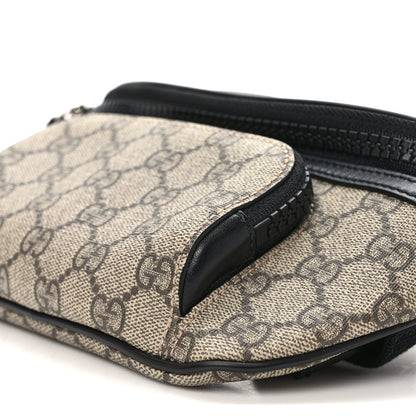Gucci GG Supreme Monogram Belt Bag Black 9 of 9