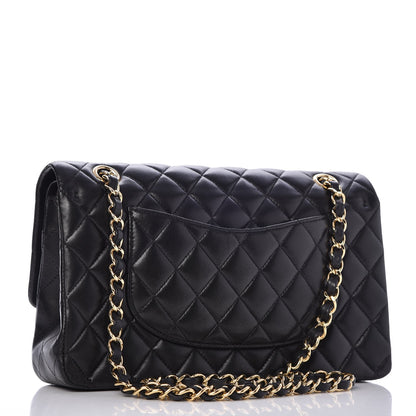 Chanel Lambskin Quilted Medium Double Flap Black 4 of 11