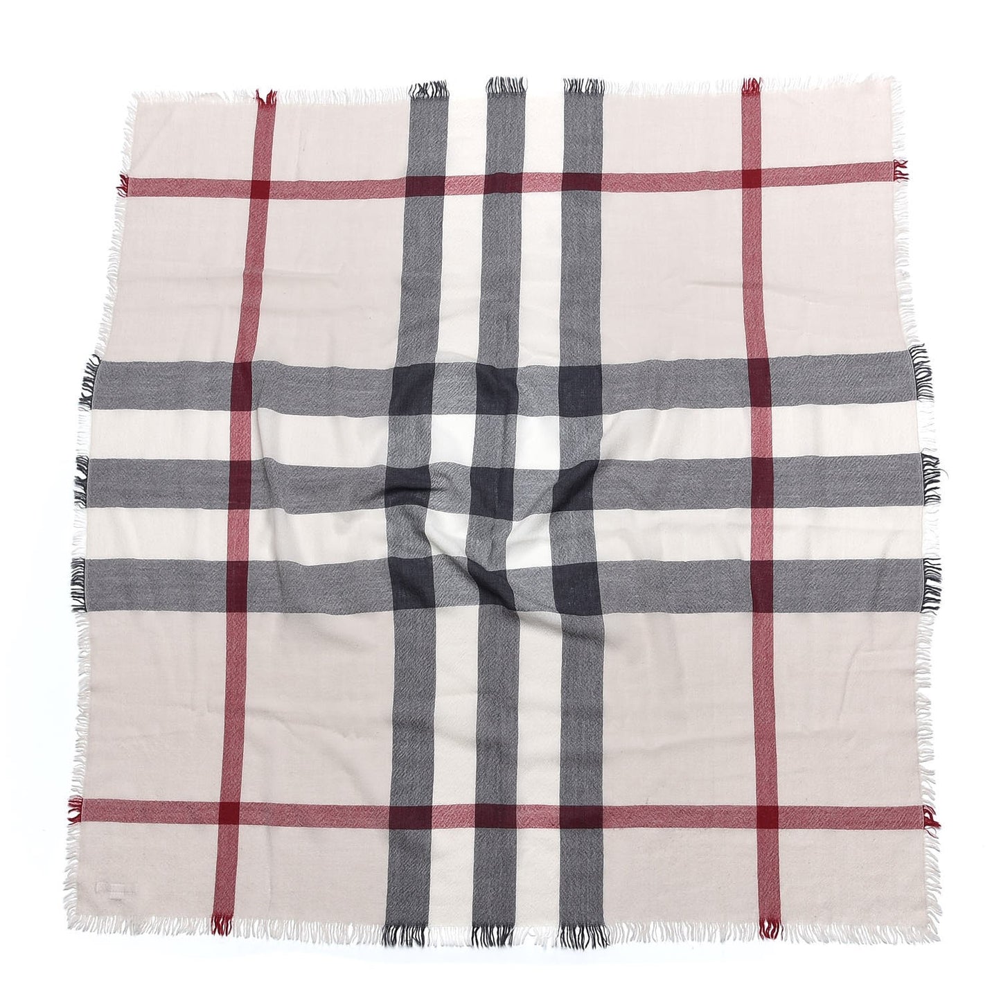 Merino Wool House Check Baby Blanket