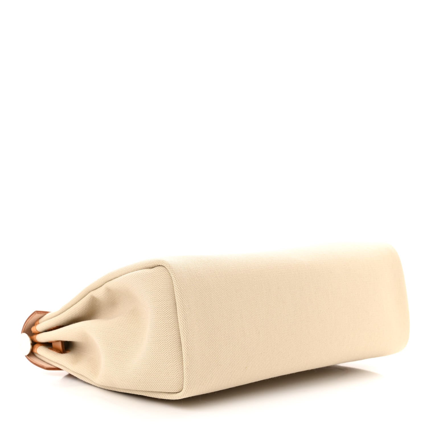Hermes Military Toile Vache Hunter Herbag Zip Retourne 31 PM Beton Naturel 5 of 11