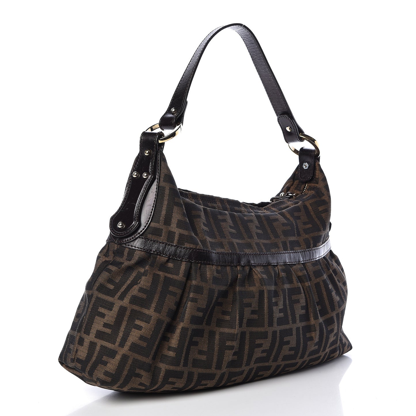 Zucca Cuoio Lucido Chef Hobo Tobacco Moro