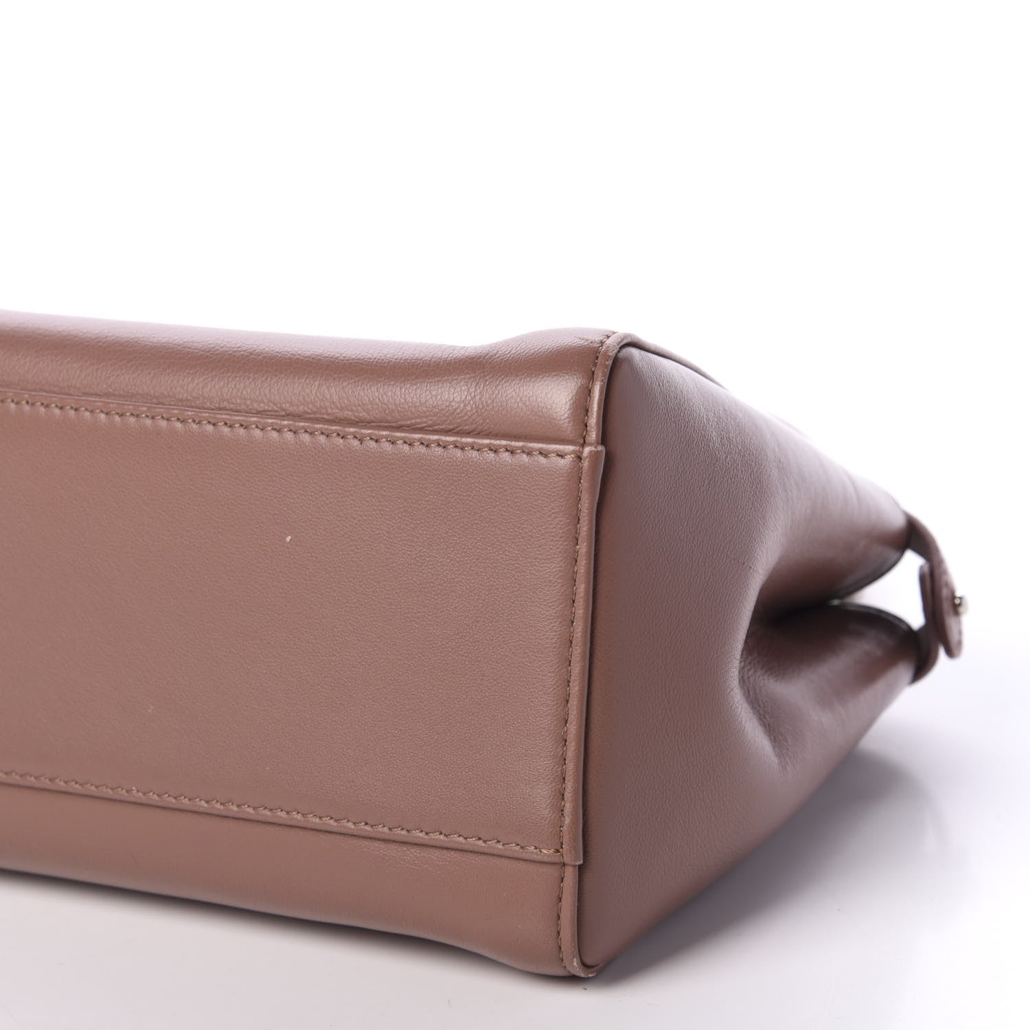 Fendi Nappa Colorblock Mini Peekaboo Iconic Satchel English Rose Plaster Oxigen 9 of 13