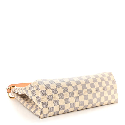 Louis Vuitton Damier Azur Graceful PM Rose Ballerine 4 of 12