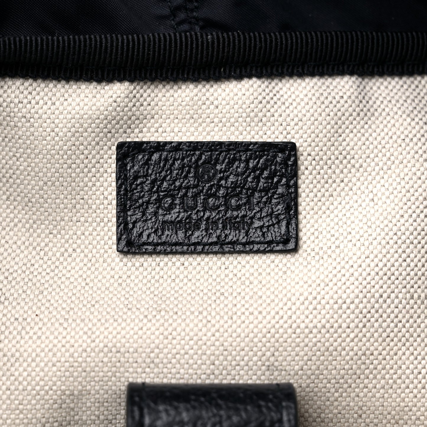 GG Supreme Monogram Medium Ophidia Double Buckle Backpack Beige Blue Black