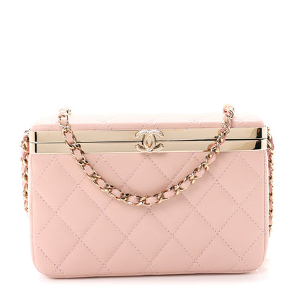 Chanel Lambskin Quilted CC Vanity With Chain Light Pink 1 of 11