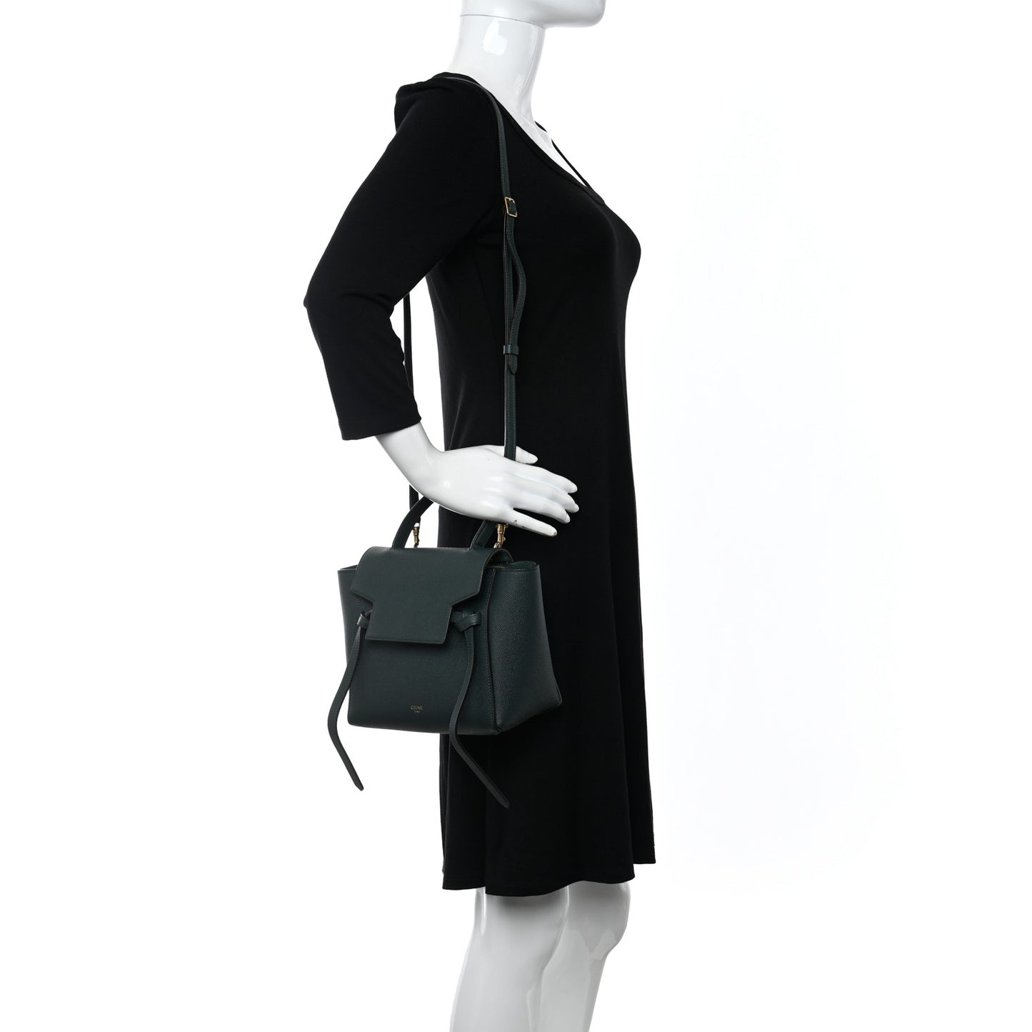 Grained Calfskin Nano Belt Bag Amazone