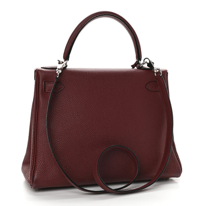 Hermes Togo Kelly Retourne 28 Rouge H 2 of 15