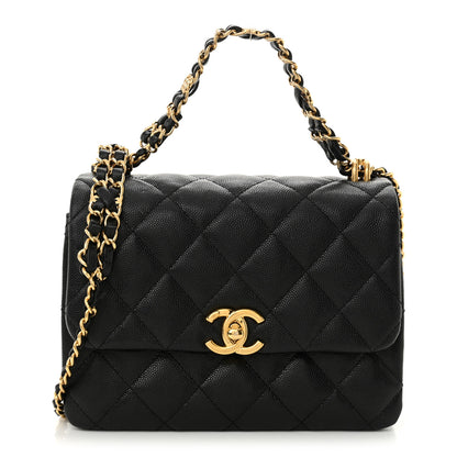 Chanel Caviar Quilted Mini Coco First Flap Black 1 of 11