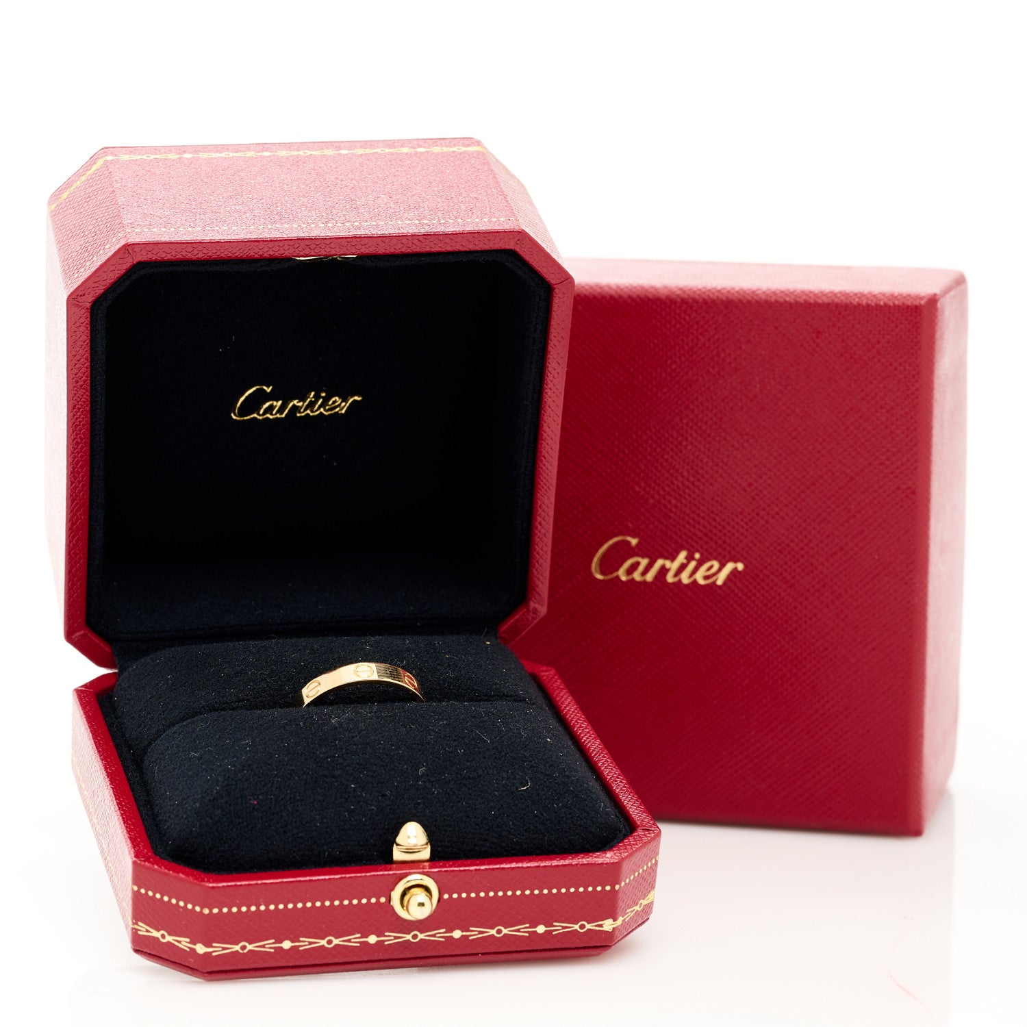 Cartier 18K Yellow Gold 3.5mm LOVE Wedding Band Ring 57 8 5 of 5