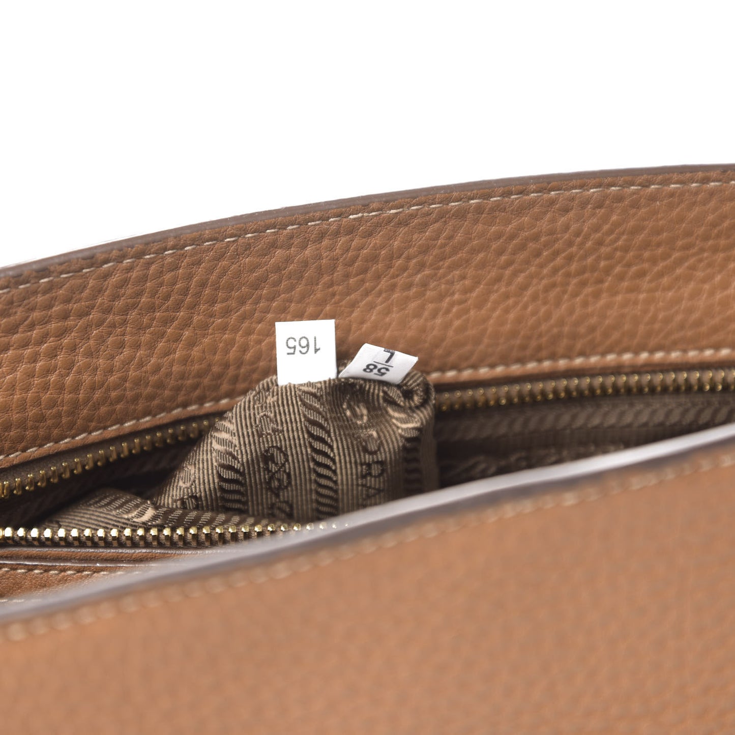 Vitello Daino Sound Twin Pocket Satchel Brandy