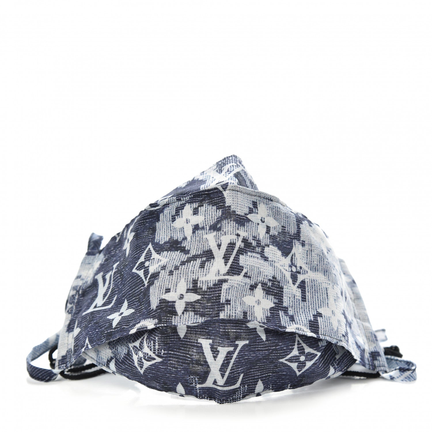Louis Vuitton Monogram Tapestry Face Mask Blue 1 of 6